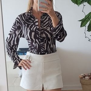 Sold ZEBRA PRINT SHIRT